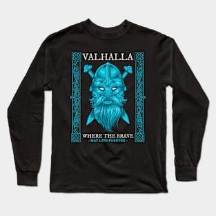 Viking Warrior Valhalla Norse Mythology Nordic Vikings Long Sleeve T-Shirt